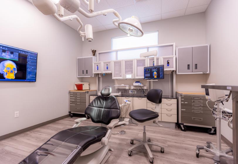 dental operatory at Pine Hills Dentistry in Grass Valley, CA